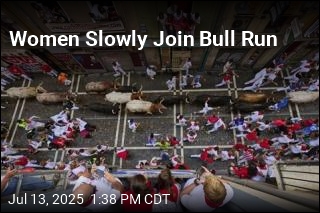 Women Slowly Join Bull Run