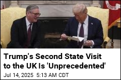 Trump Is Going to the UK Again. That&#39;s &#39;Unprecedented&#39;