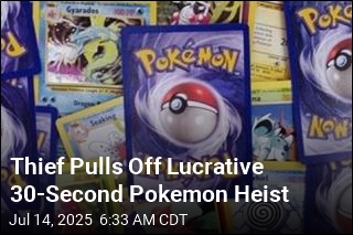 Thief Boosts $100K Worth of Pokemon Cards