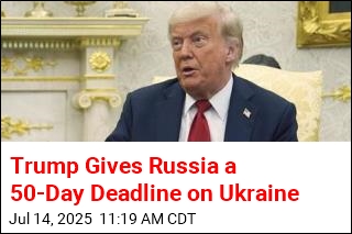 Trump Threatens Russia With Harsh Tariffs if No Ukraine Deal