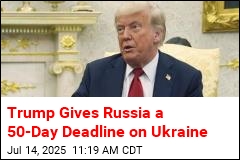 Trump Threatens Russia With Harsh Tariffs if No Ukraine Deal