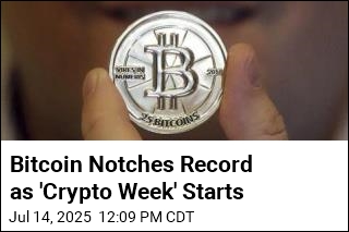 Bitcoin Notches Record as &#39;Crypto Week&#39; Starts