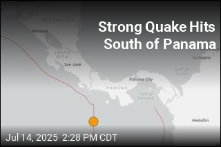 Strong Quake Hits South of Panama