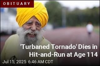 &#39;Turbaned Tornado&#39; Dies in Hit-and-Run at Age 114