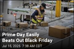 Prime Day Easily Outsells Black Friday