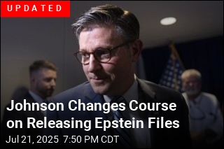 Johnson Breaks With Trump on Epstein Files