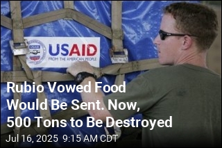 Nearly 500 Tons of Emergency Food Is Set for Destruction