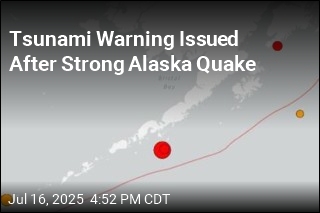 Tsunami Warning Issued After Strong Alaska Quake