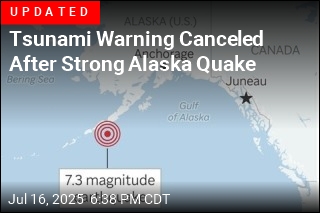 Tsunami Warning Issued After Strong Alaska Quake