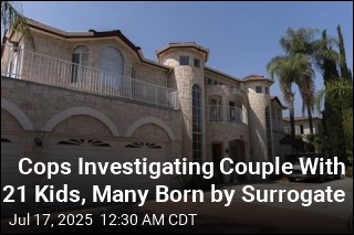 Cops Investigating Couple With 21 Kids, Many Born by Surrogate