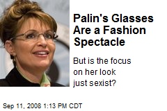 Palin's Glasses Are a Fashion Spectacle