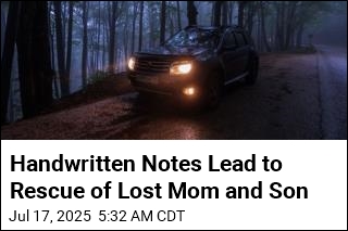 Handwritten Notes Lead to Rescue of Lost Mom and Son