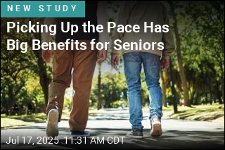 Small Boost in Walking Speed May Keep Seniors Stronger