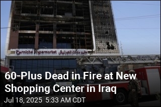 Fire Kills More Than 60 at Iraq Shopping Center