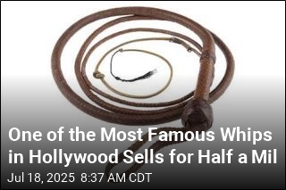 One of the Most Famous Whips in Hollywood Sells for Half a Mil