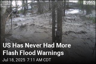 US Has Never Had More Flash Flood Warnings