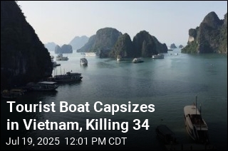 Storm Flips Tourist Boat in Vietnam, Killing 34