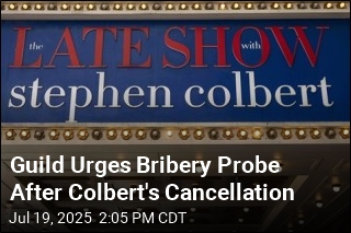 Guild Urges Bribery Probe After Colbert&#39;s Cancellation