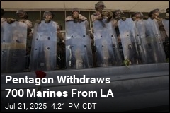 Pentagon Withdraws 700 Marines From LA
