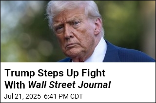 Trump Steps Up Fight With Wall Street Journal