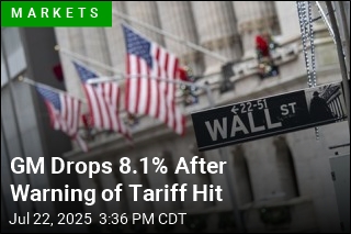 GM Drops 8.1% After Warning of Tariff Hit