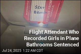 Flight Attendant Who Recorded Girls in Plane Bathrooms Sentenced