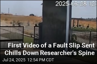 Earthquake Fault Slip Caught on Video for the First Time