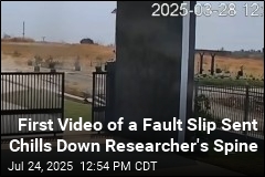 Earthquake Fault Slip Caught on Video for the First Time