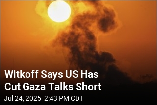 Witkoff Says US Has Cut Gaza Talks Short