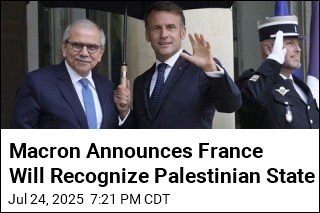Macron Announces France Will Recognize Palestinian State