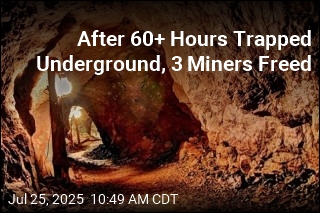 Trapped for 60+ Hours, 3 Miners Are Now Free