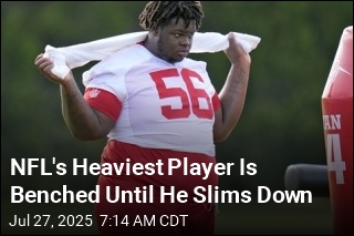 NFL&#39;s Heaviest Player Is Benched Until He Slims Down