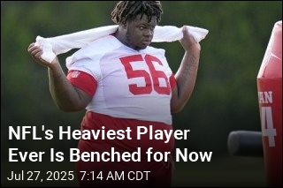 NFL&#39;s Heaviest Player Is Benched Until He Slims Down
