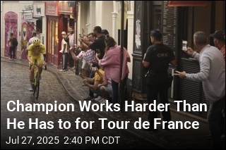 Champion Works Harder Than He Has to for Tour de France