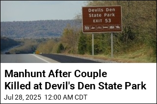 Manhunt After Couple Killed at Devil&#39;s Den State Park