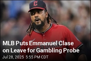MLB Puts Emmanuel Clase on Leave for Gambling Probe