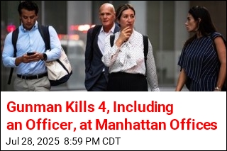 Gunman Opens Fire at Manhattan Offices, Kills Officer