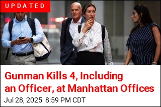 Gunman Opens Fire at Manhattan Offices, Kills Officer