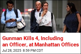 Gunman Opens Fire at Manhattan Offices, Kills Officer