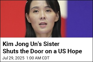 Kim Jong Un&#39;s Sister Shuts the Door on a US Hope