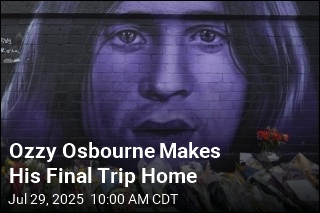 Ozzy Osbourne Makes His Final Trip Home