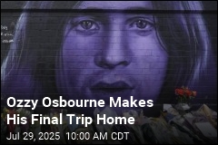Ozzy Osbourne Makes His Final Trip Home