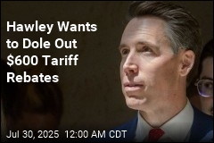Josh Hawley Wants to Give You a $600 Tariff Rebate