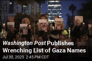 WaPo Publishes Names of 18.5K Children Killed in Gaza