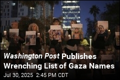 WaPo Publishes Names of 18.5K Children Killed in Gaza