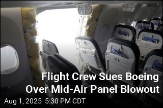 Flight Attendants Sue Boeing Over Panel Blowout