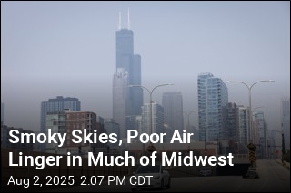 Smoky Skies, Poor Air Linger in Much of Midwest