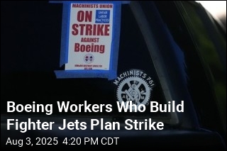 Boeing Workers Who Build Fighter Jets Plan Strike