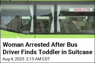 Woman Arrested After Bus Driver Finds Toddler in Suitcase