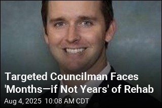 Targeted Councilman Has Burns to 60% of His Body